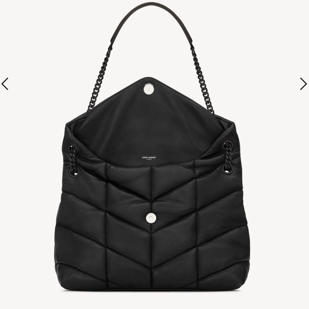YSL PUFFER MEDIUM IN NAPPA LEATHER black - Picture 3 of 8